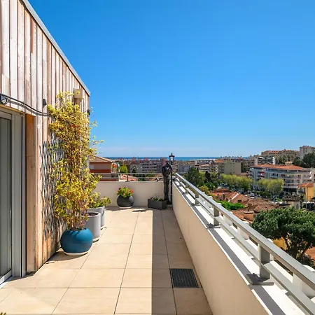 Le Coq Elysium - Exceptional 220 Sqm Penthouse - Private Terrace & Jacuzzi - Ac - 3 Parking Spaces * Ментона