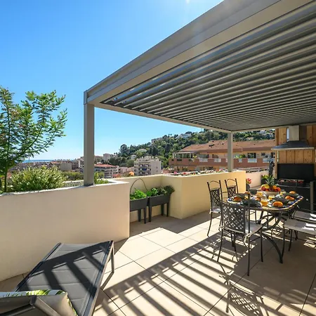 Апартаменты Le Coq Elysium - Exceptional 220 Sqm Penthouse - Private Terrace & Jacuzzi - Ac - 3 Parking Spaces