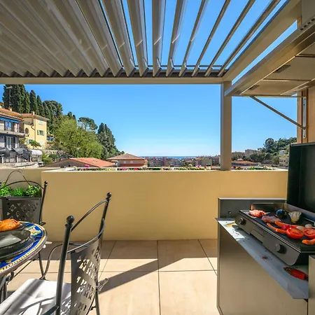 Le Coq Elysium - Exceptional 220 Sqm Penthouse - Private Terrace & Jacuzzi - Ac - 3 Parking Spaces Apartman Menton