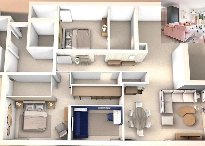 Διαμέρισμα Le Coq Elysium - Exceptional 220 Sqm Penthouse - Private Terrace & Jacuzzi - Ac - 3 Parking Spaces *